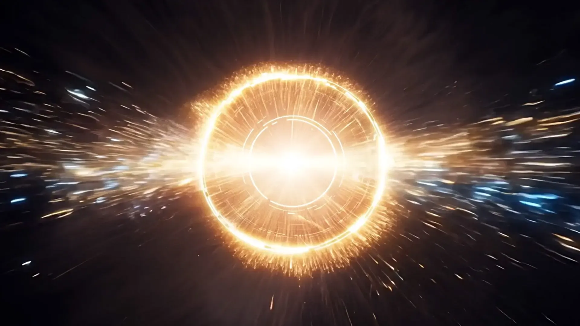 Epic Light Burst Energy Overlay for Dynamic Logo Animation